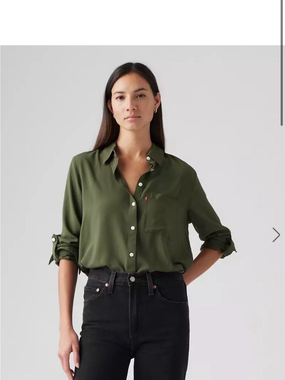 Levi’s Women's Darlene Collared Button-Front Shirt Medium